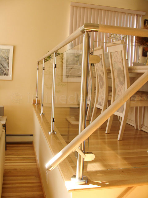 glass railing handrail