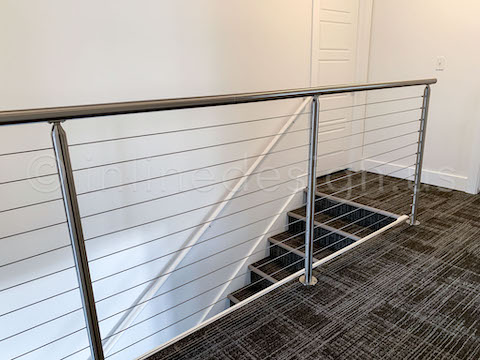 modern cable railing