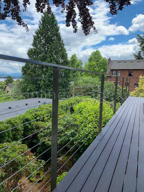 arcadia cable railing deck