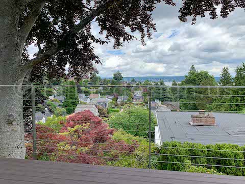 balcony deck cable railing
