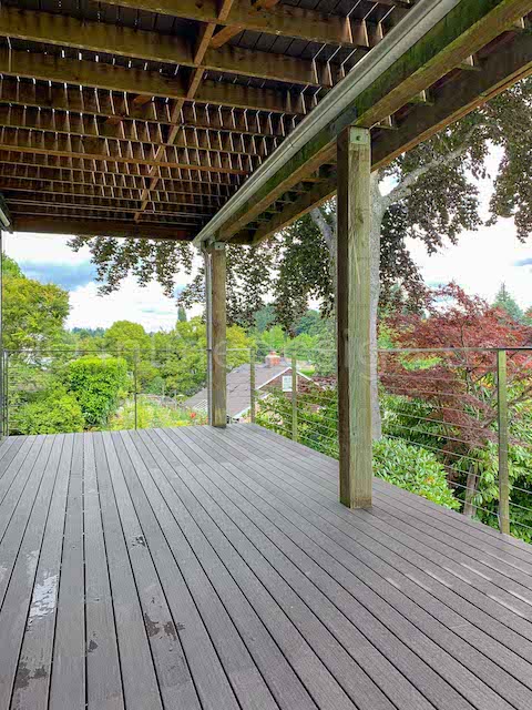 cable railing arcadia deck balcony