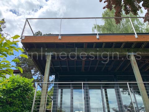 cable railing view decks