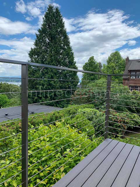 corner cable railing