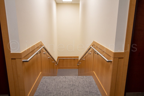 symmetrical view handrail wall bracket