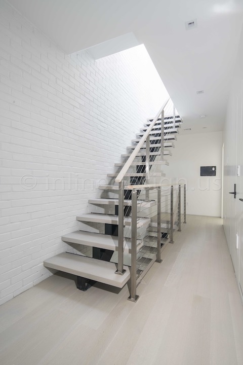 stainless steel cable railing stairs