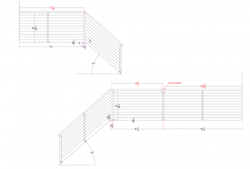 stainless steel cable railing autocad