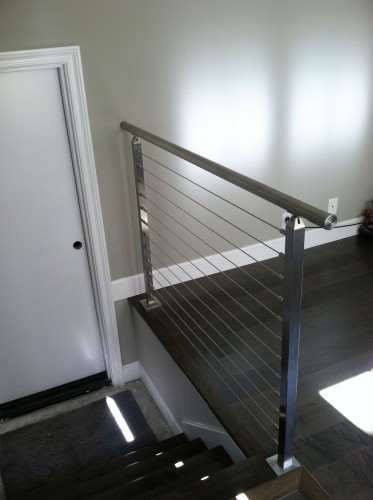 stainless steel cable railing square