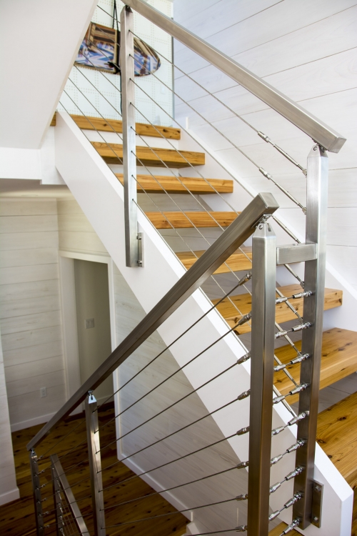 stainless steel cable railing interior