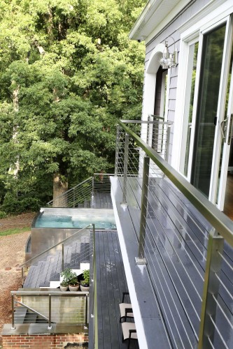 stainless steel cable railing balcony