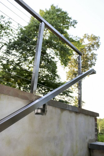 stainless steel cable railing handrail