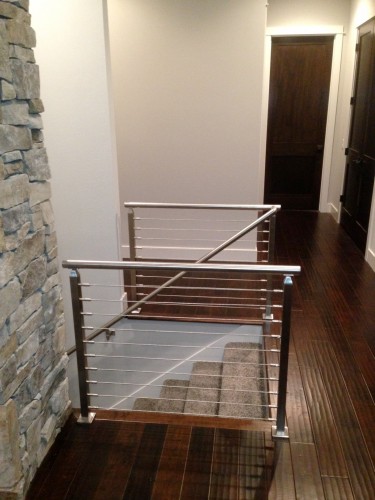 stainless steel cable railing square post