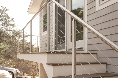 stainless steel cable railing patio