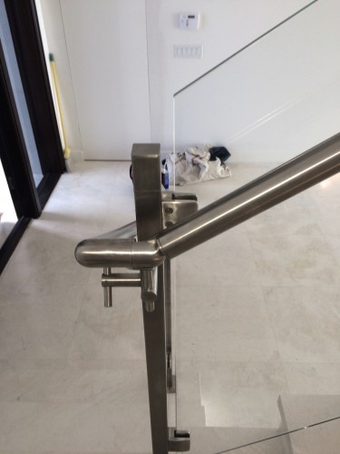 stainless steel glass railing remodeling
