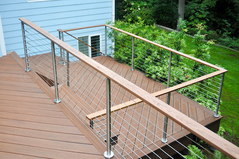 stainless steel deck railing