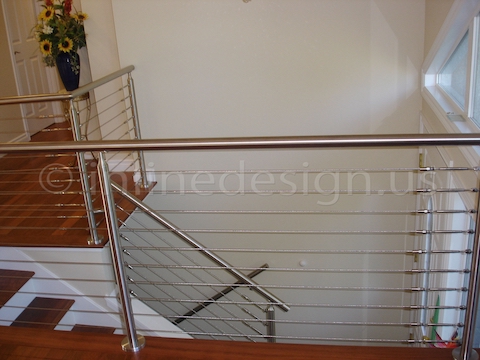 stainless steel railing cable house interior design