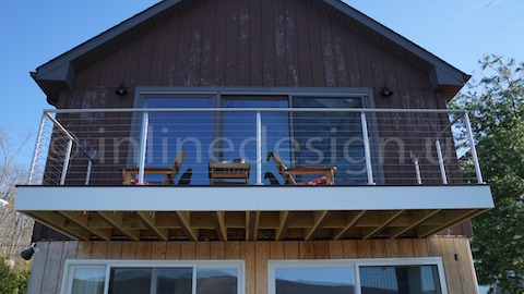 stainless steel cable railing balcony