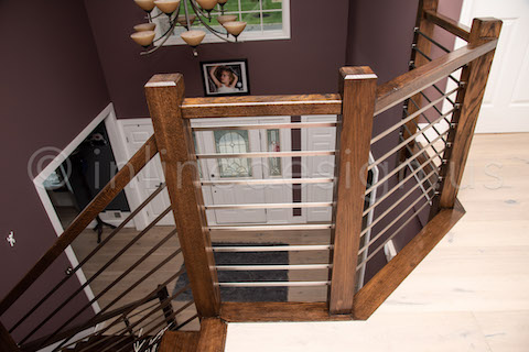 Stair handrail