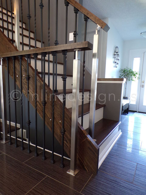 Iron Steel Combination Railing