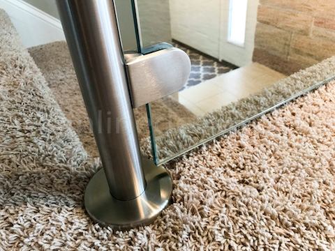 glass railing carpet