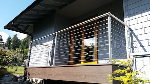 stainless steel cable railing sunny