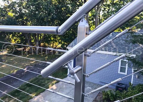 aluminum deck railing