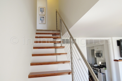 stainless steel cable railing stairs