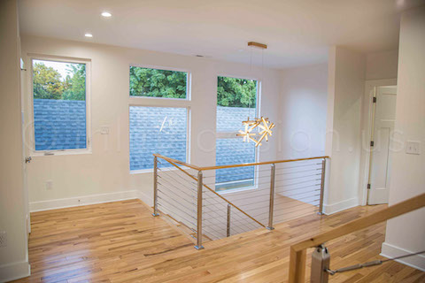 wood stainless steel railing